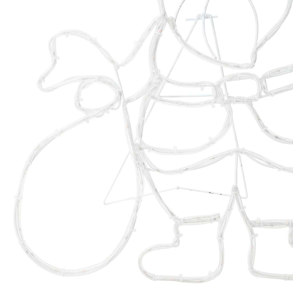 Lumière du Père Noël Multicolore 58.5 x 60 x 1.3 cm Fer - XIOS