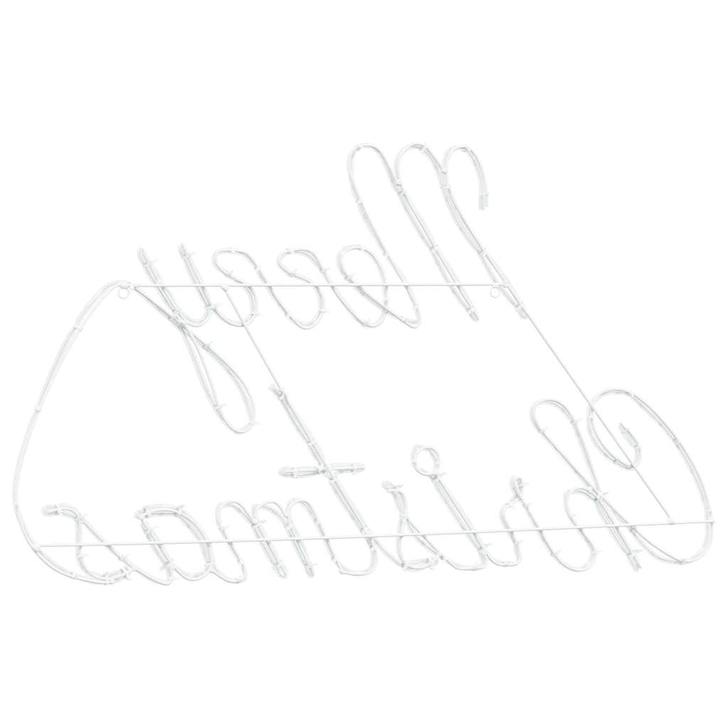 Panneau de Noël avec 216 LED Rouge 99 x 55 x 13 cm Fer - XIOS