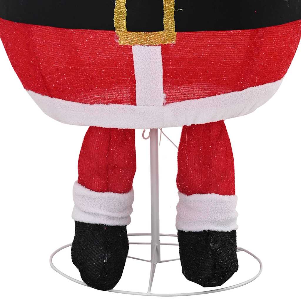 Père Noël de Noël avec 200 LED Blanc chaud 100 x 180 cm tissu - XIOS