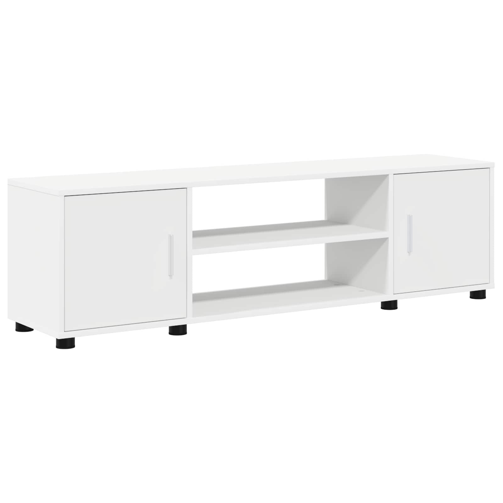 Ensemble meuble TV Montage mural 4 pcs Blanc Bois d'ingénierie - XIOS