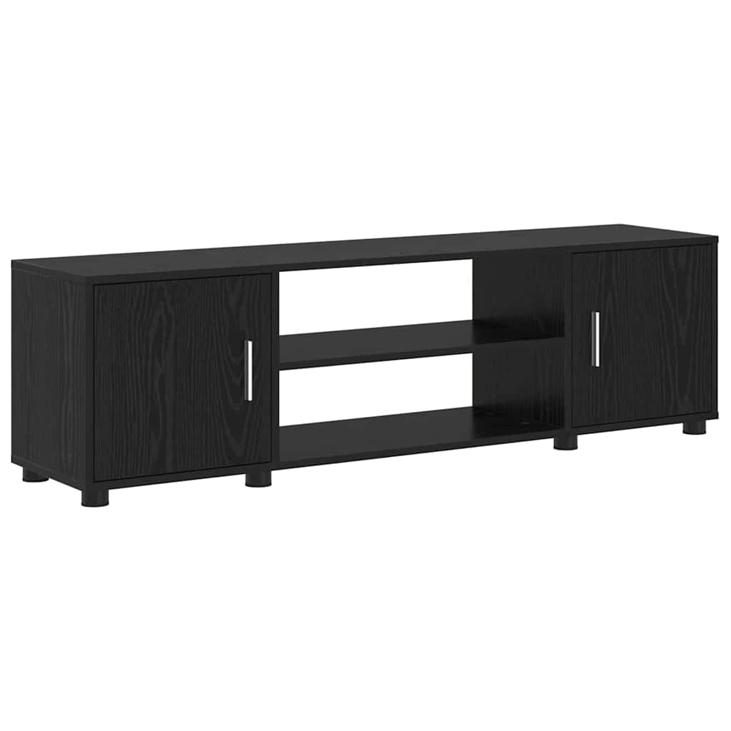 Ensemble de meuble TV 4 pièces Montage mural 4 pcs Chêne noir - XIOS