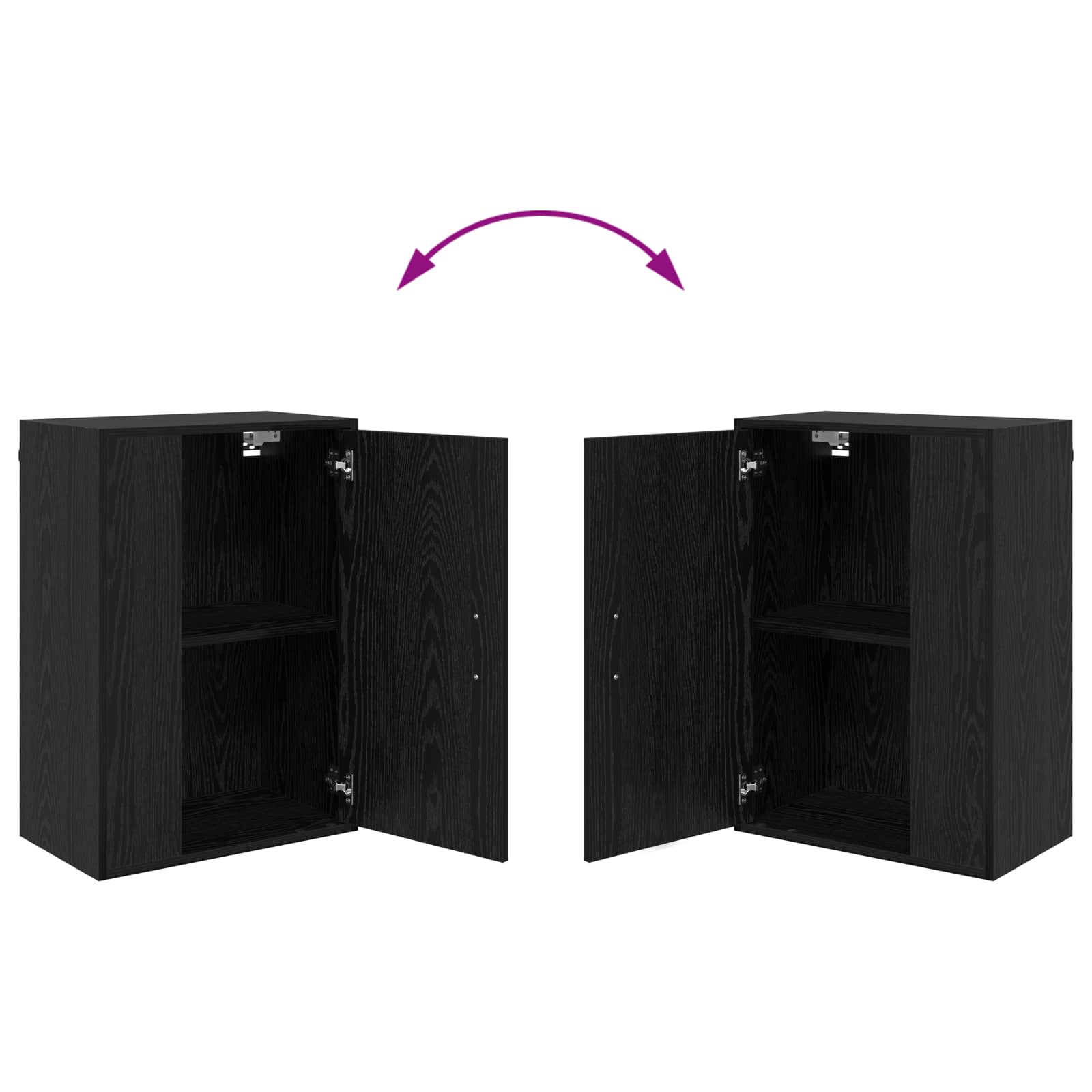 Ensemble meuble TV 4 pcs Chêne noir Bois d'ingénierie - XIOS