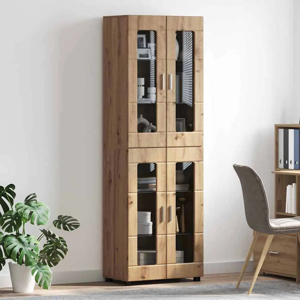 Haut Armoire FLORIN 60 x 35 x 182 cm Chêne artisanal - XIOS