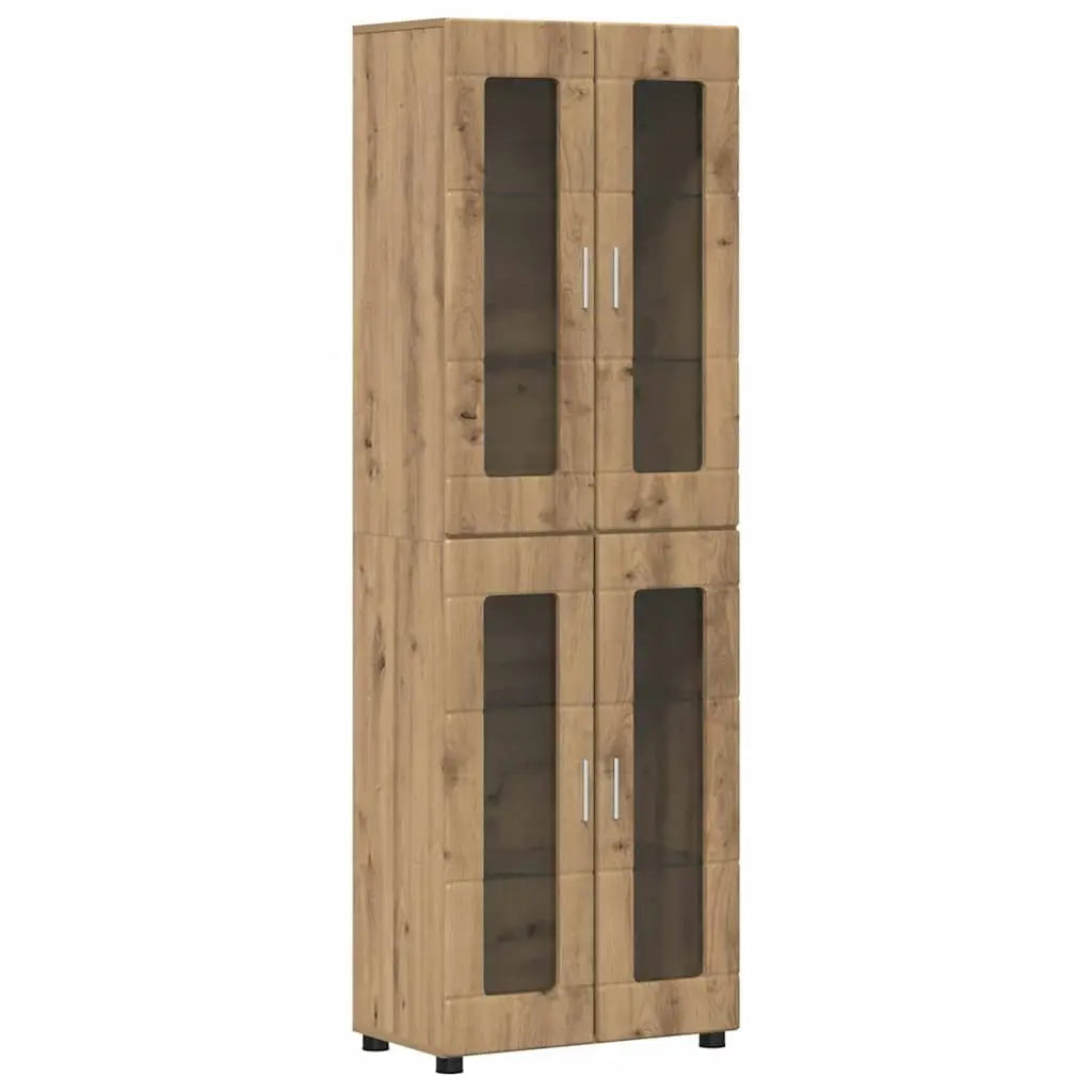 Haut Armoire FLORIN 60 x 35 x 182 cm Chêne artisanal - XIOS