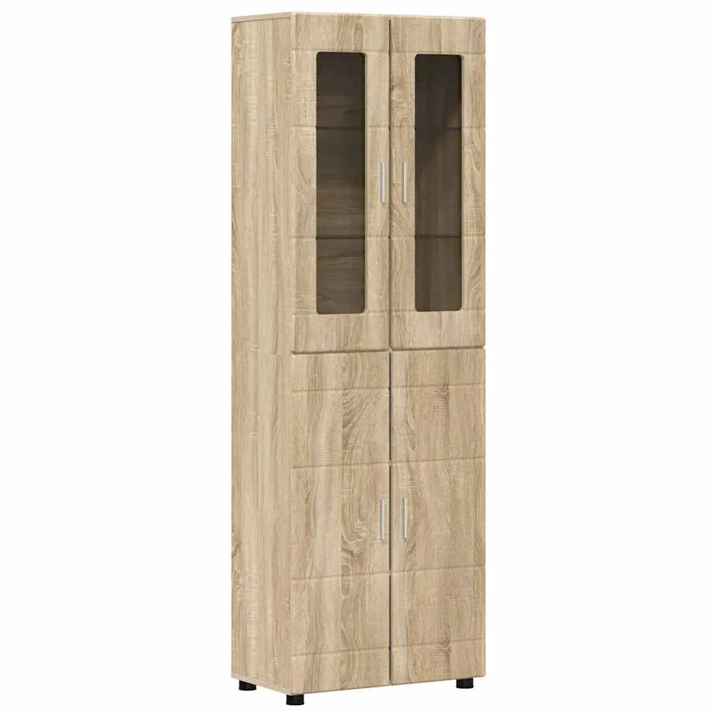 Haut Armoire FLORIN 60 x 35 x 182 cm Chêne Sonoma - XIOS