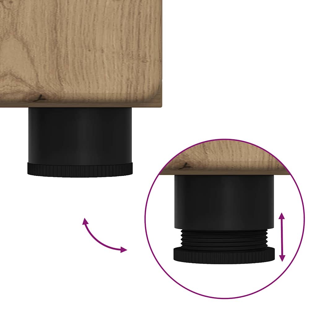 Haut Armoire Chêne artisanal 60 x 35 x 182 cm Bois d'ingénierie - XIOS