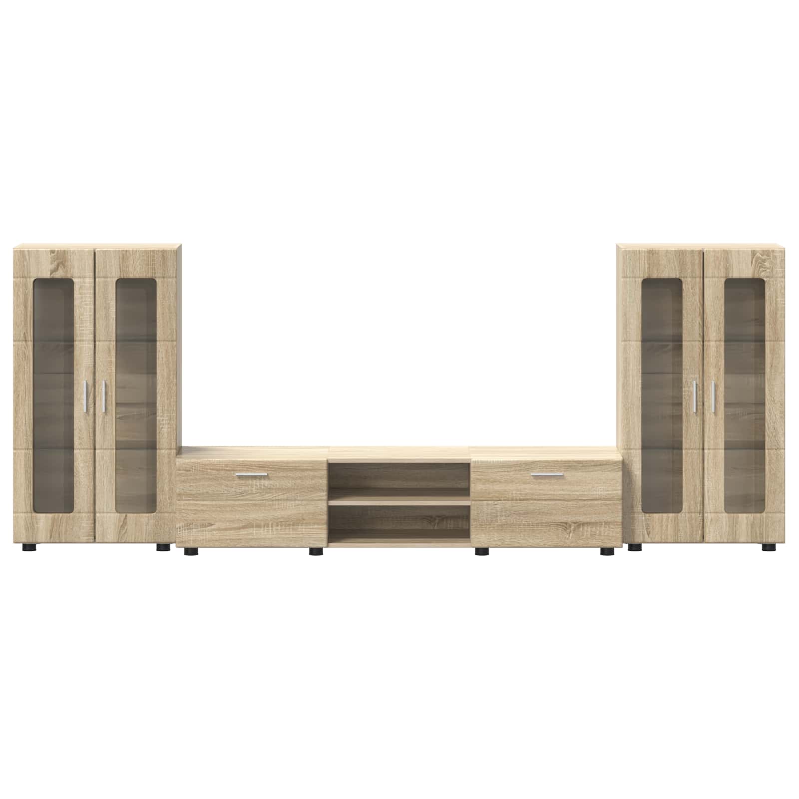 Ensemble meuble TV FLORIN 3 pcs Chêne Sonoma Bois d'ingénierie - XIOS