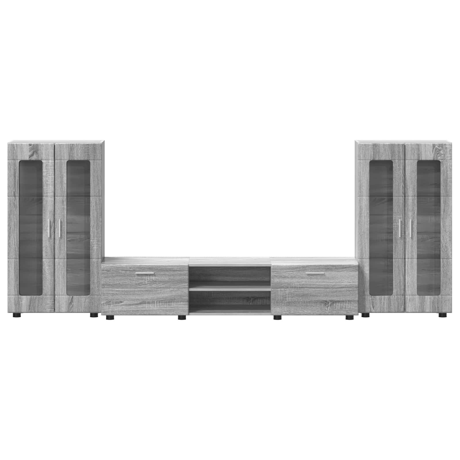 Ensemble meuble TV FLORIN 3 pcs Gris Sonoma Bois d'ingénierie
