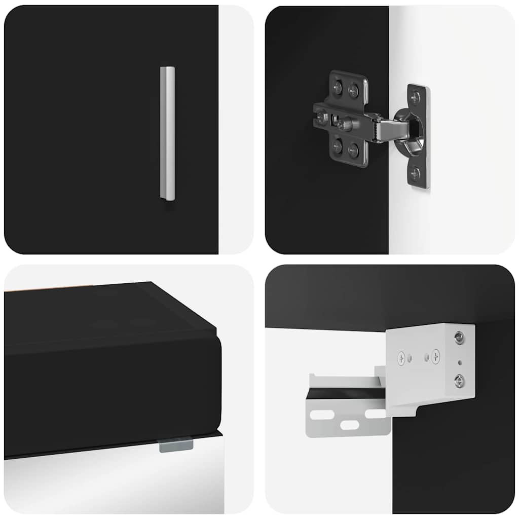 Ensemble de mobilier de salle de bain TULUM 3 pc Noir - XIOS