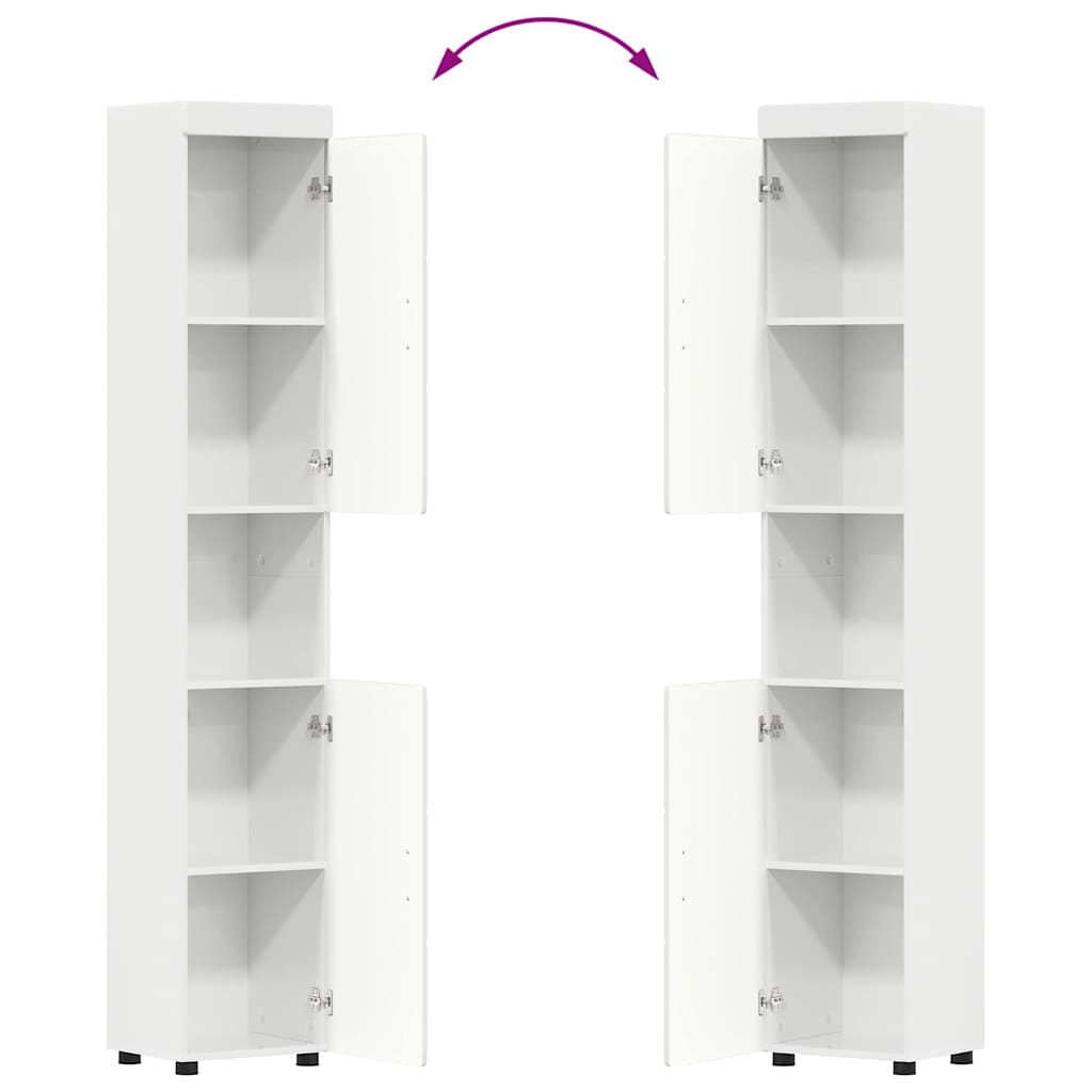 Ensemble de mobilier de salle de bain TULUM 3 pc Blanc brillant - XIOS