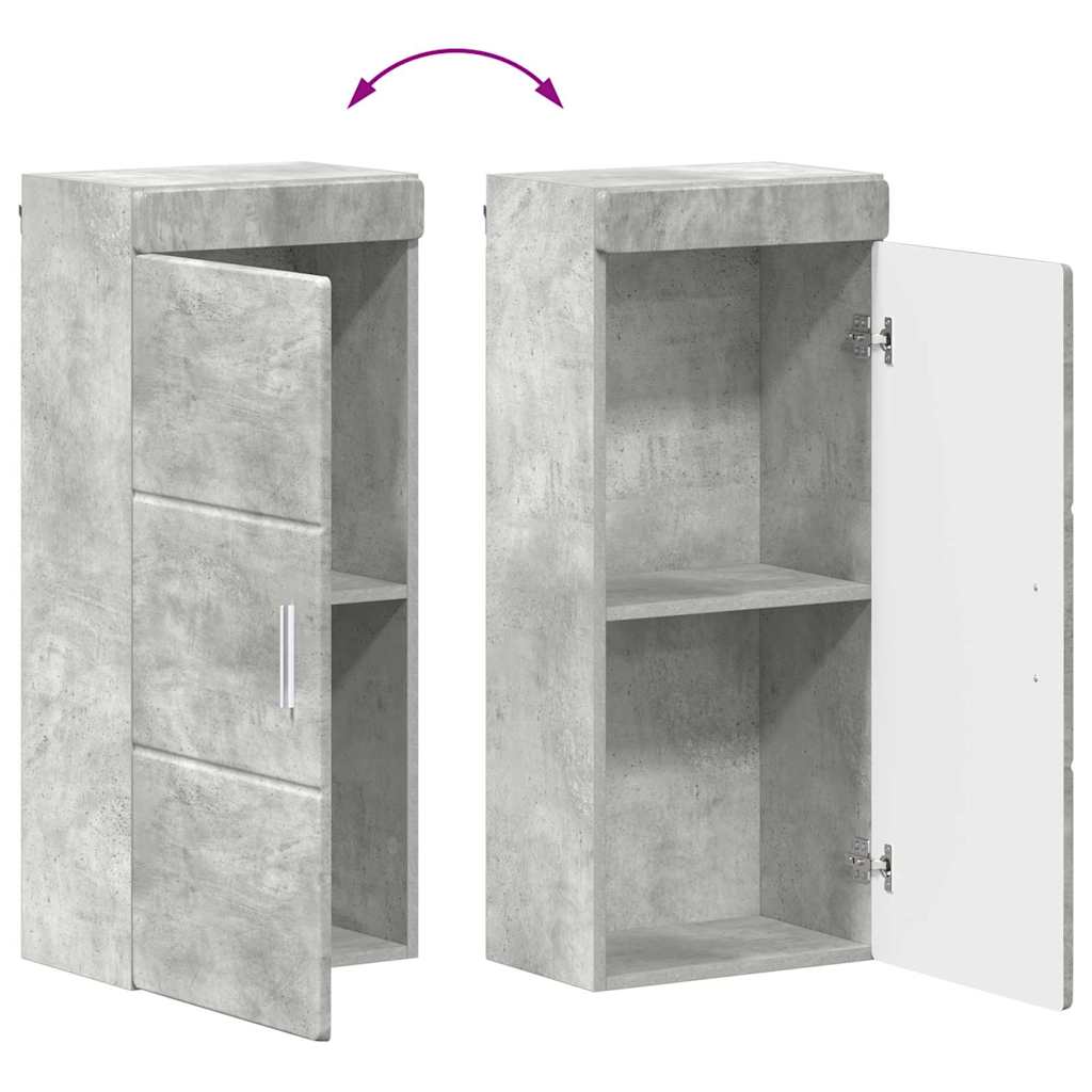 Ensemble de mobilier de salle de bain TULUM 4 pc Gris béton - XIOS