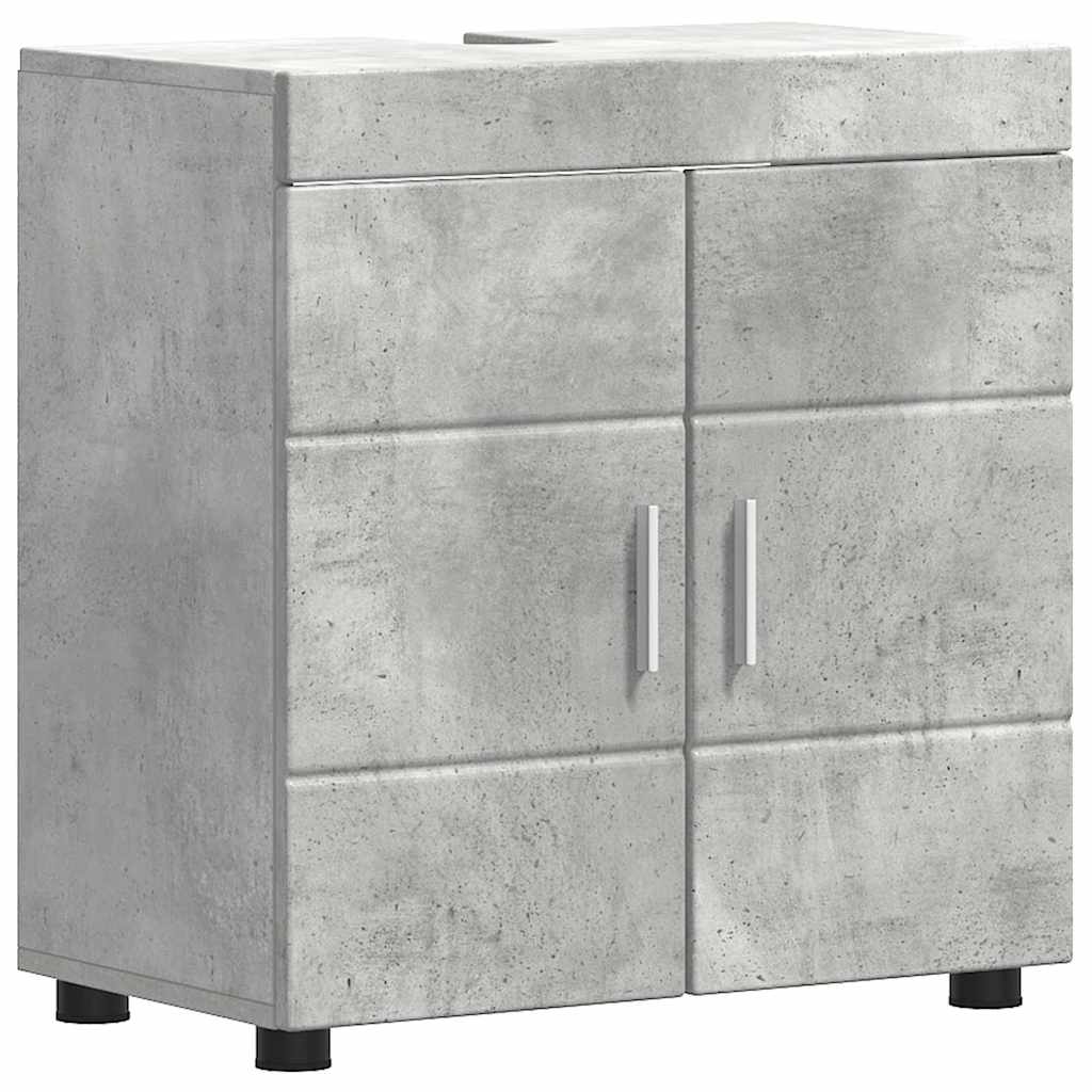 Ensemble de mobilier de salle de bain TULUM 5 pc Gris béton - XIOS