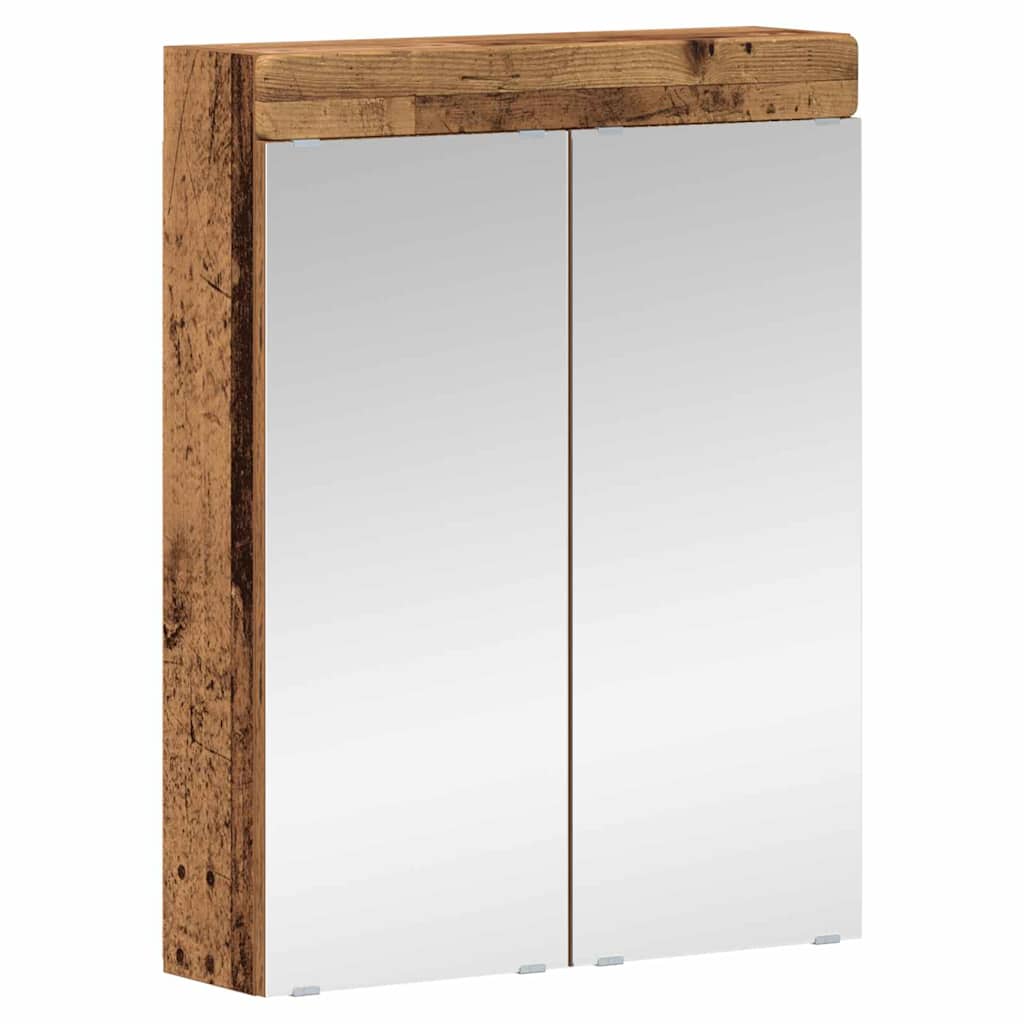 Ensemble de mobilier de salle de bain TULUM 5 pc Bois ancien - XIOS