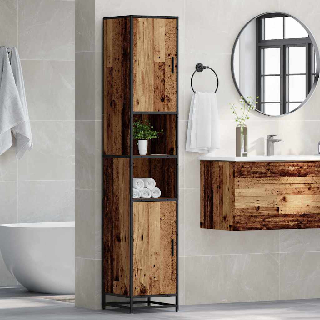 Ensemble de mobilier de salle de bain Bois Ancien