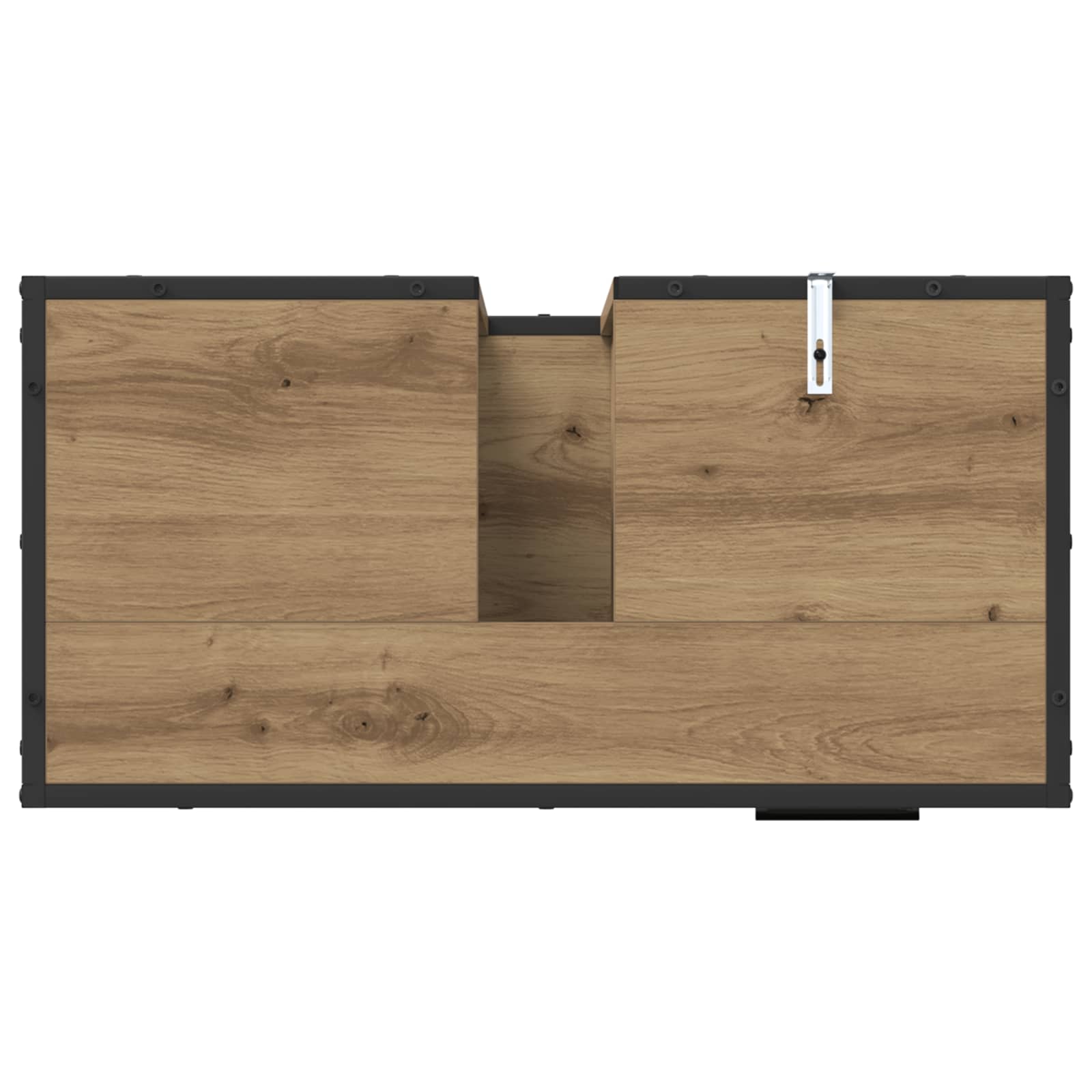 Ensemble de mobilier de salle de bain 2 pc Chêne artisanal