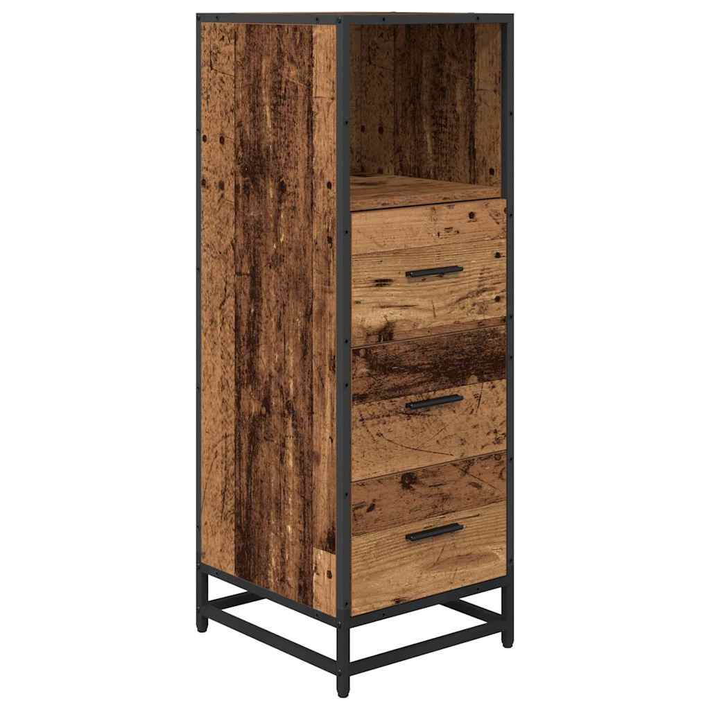 Ensemble de mobilier de salle de bain 4 pc Bois Ancien