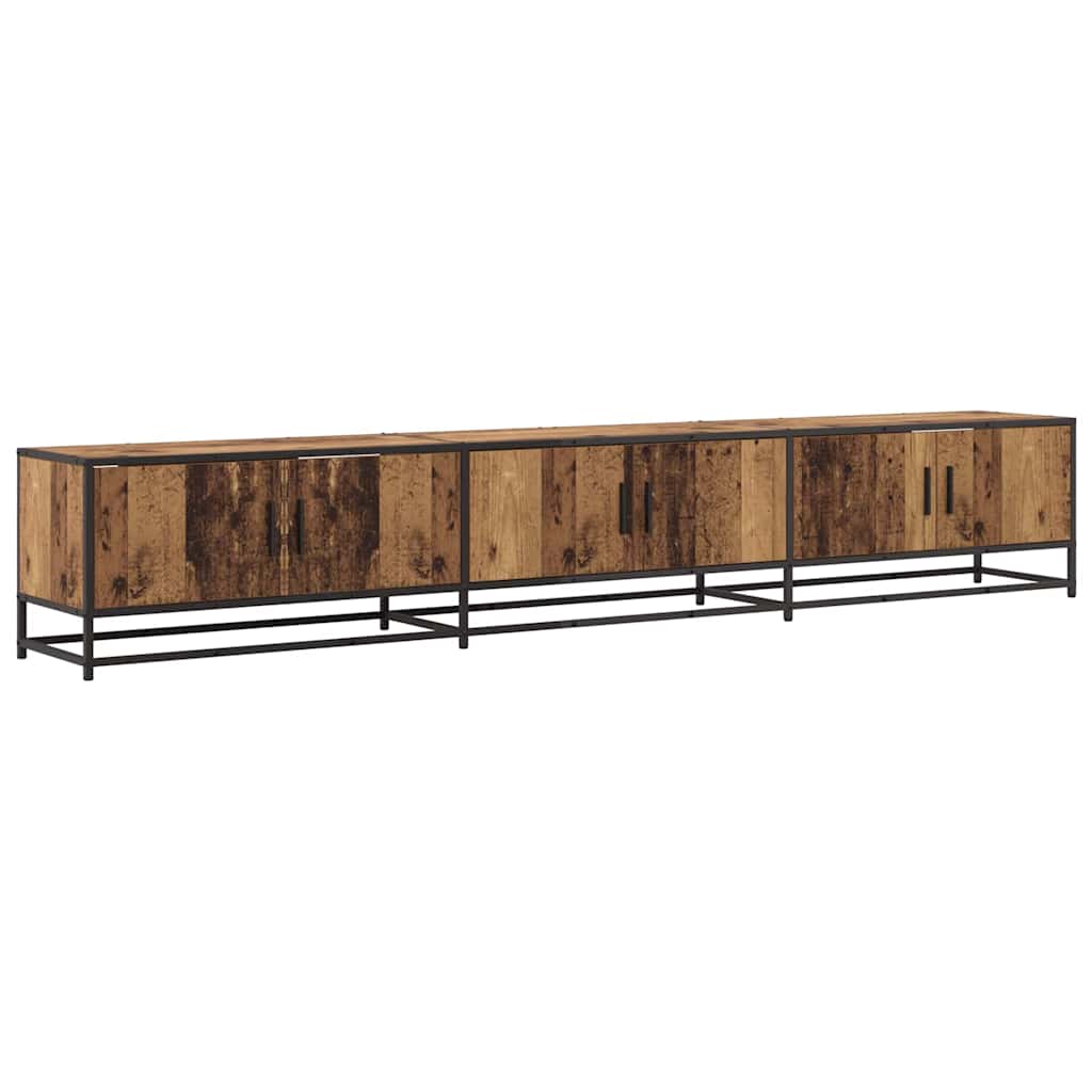 Unites TV 2 pcs Bois Ancien 240 x 35 x 41 cm Bois d'ingénierie - XIOS