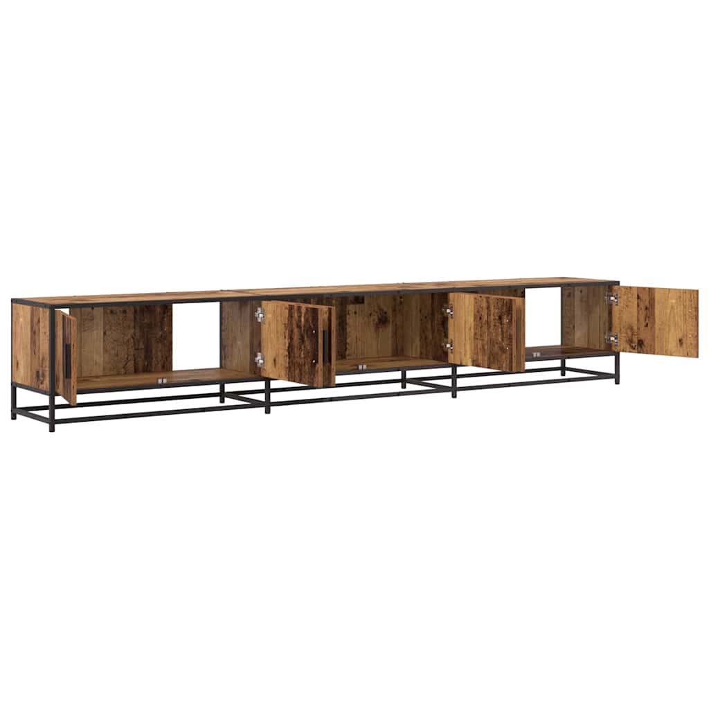 Unites TV 2 pcs Bois Ancien 240 x 35 x 41 cm Bois d'ingénierie - XIOS