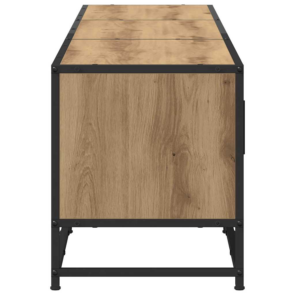 Meuble TV chêne artisanal 240 x 35 x 41 cm Bois d'ingénierie - XIOS