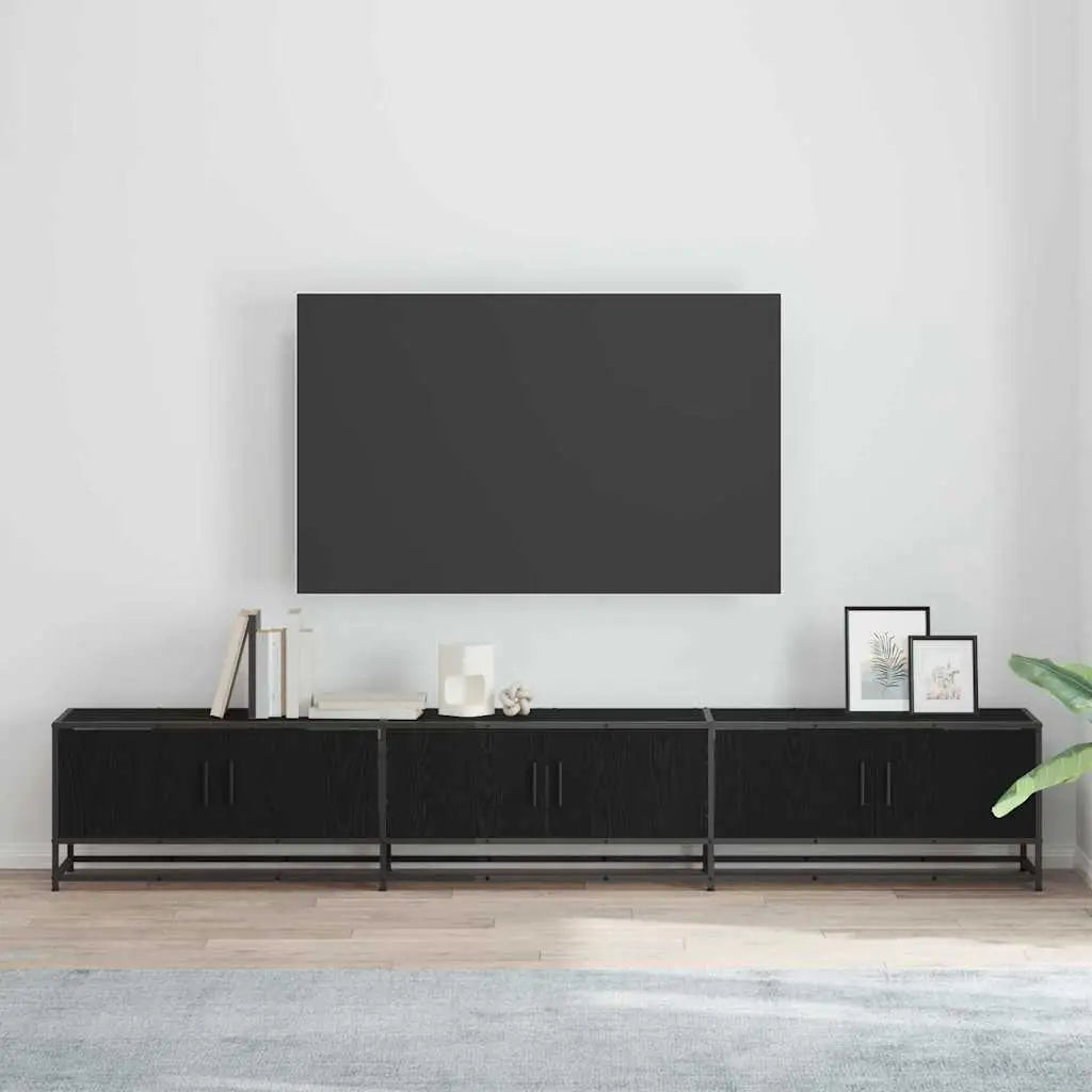 Unites TV 240 x 35 x 41 cm Chêne noir Bois d’ingénierie - XIOS