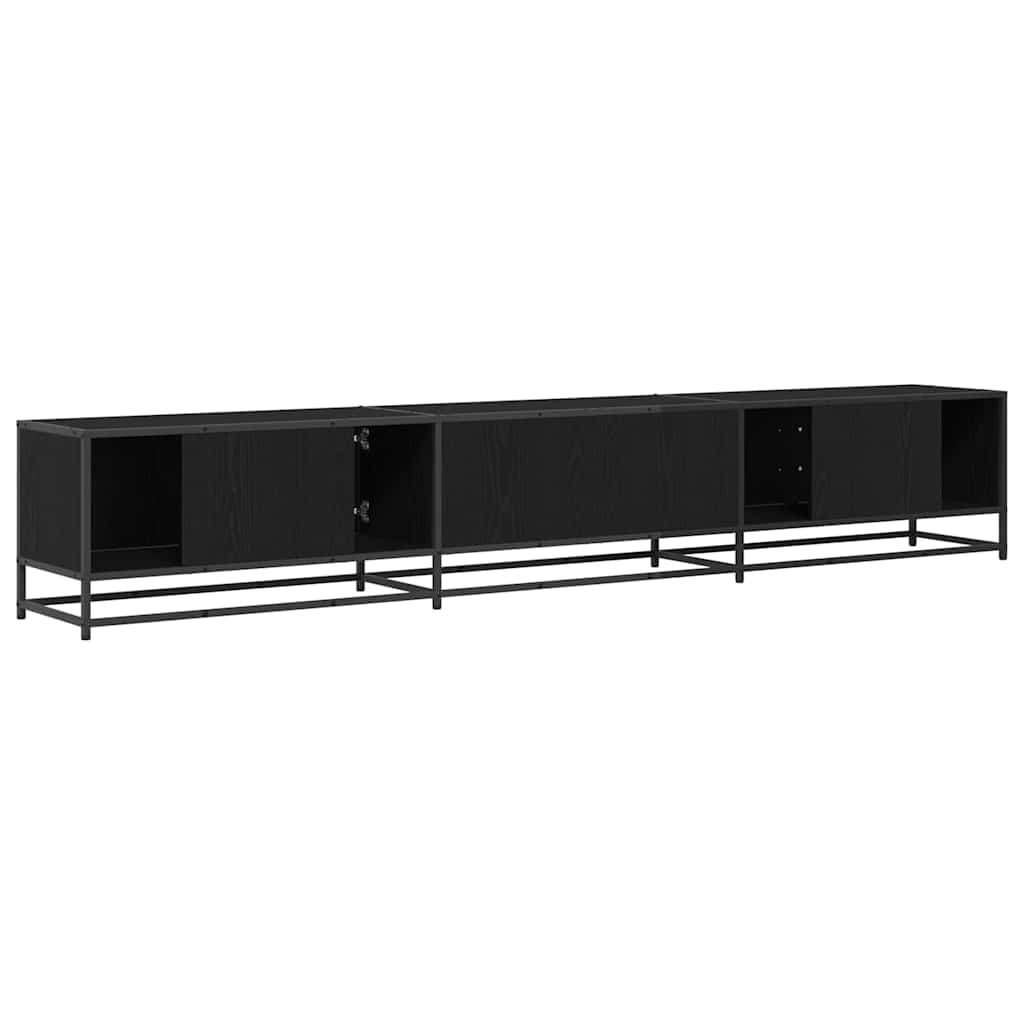 Meuble TV Chêne noir 240 x 35 x 41 cm Bois d'ingénierie - XIOS