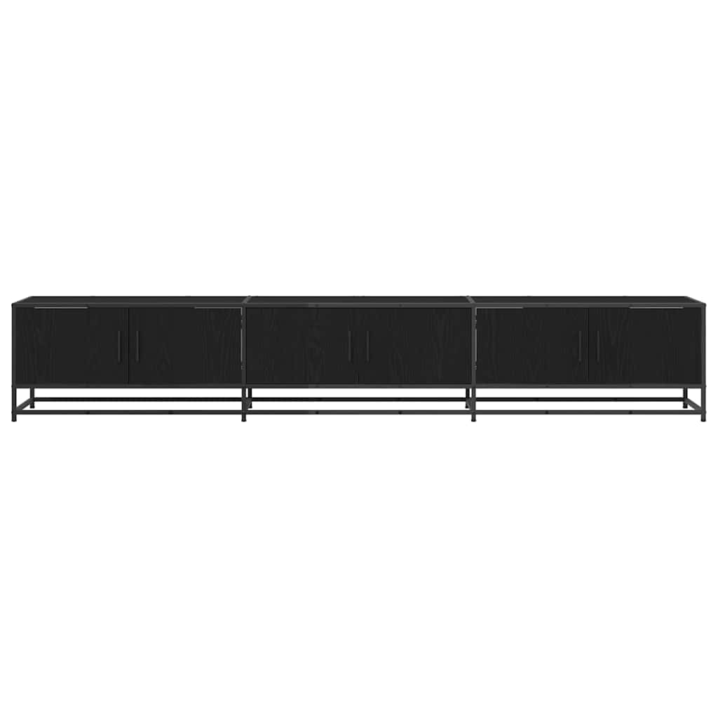Meuble TV Chêne noir 240 x 35 x 41 cm Bois d'ingénierie - XIOS