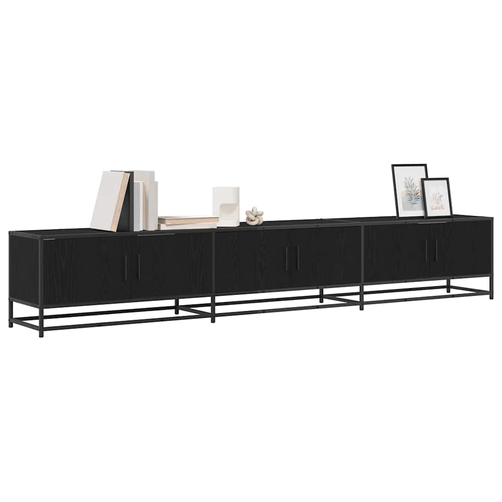 Meuble TV Chêne noir 240 x 35 x 41 cm Bois d'ingénierie - XIOS