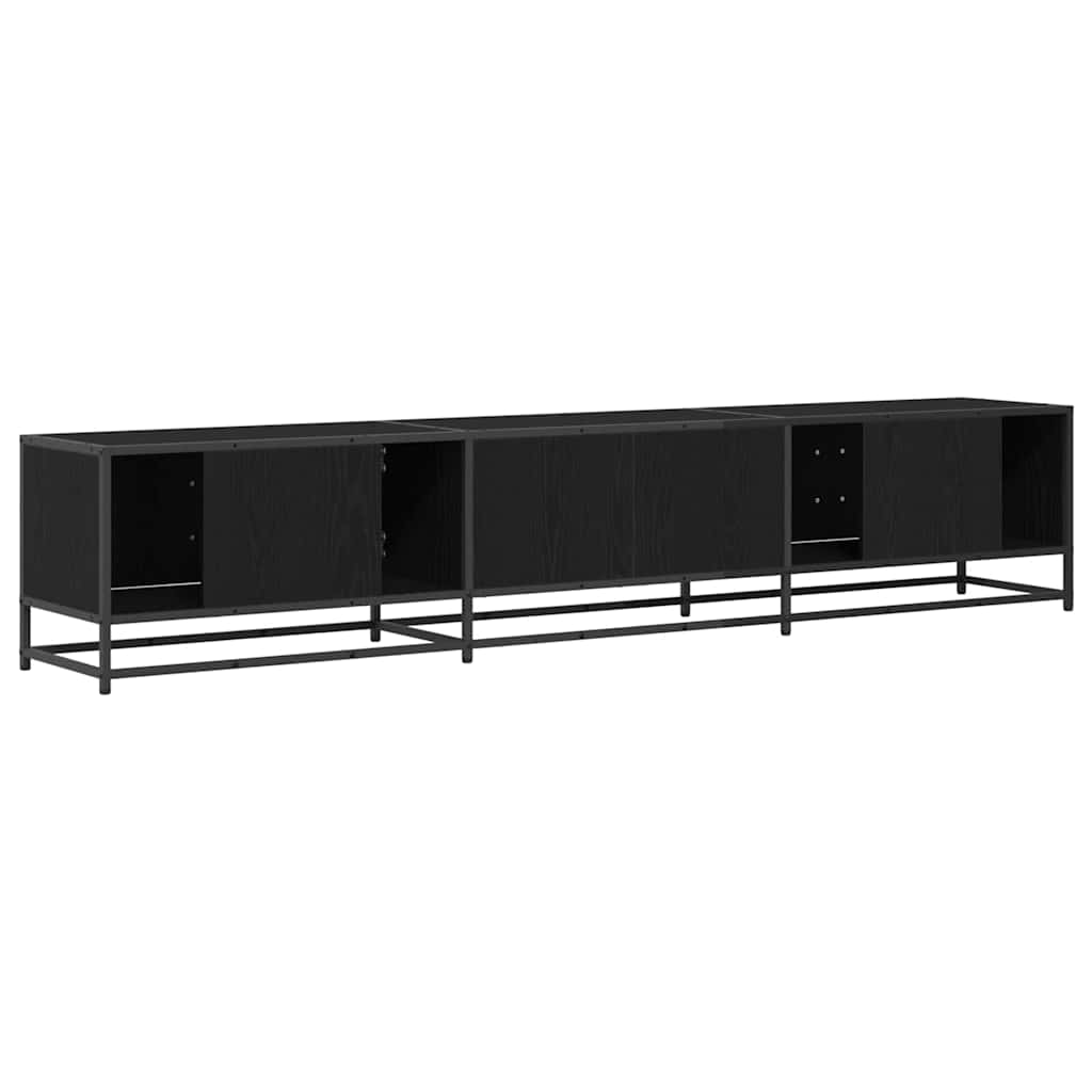 Meuble TV Chêne noir 210 x 35 x 41 cm Bois d'ingénierie - XIOS