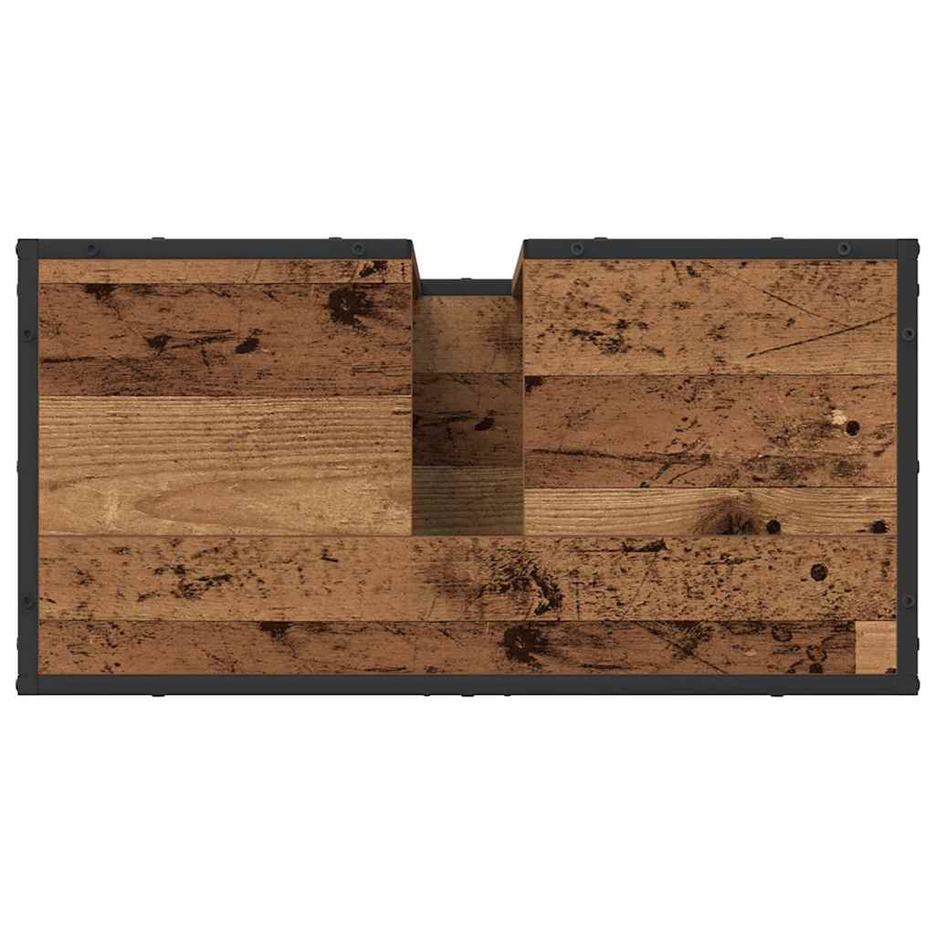 Ensemble de mobilier de salle de bain 4 pc Bois Ancien