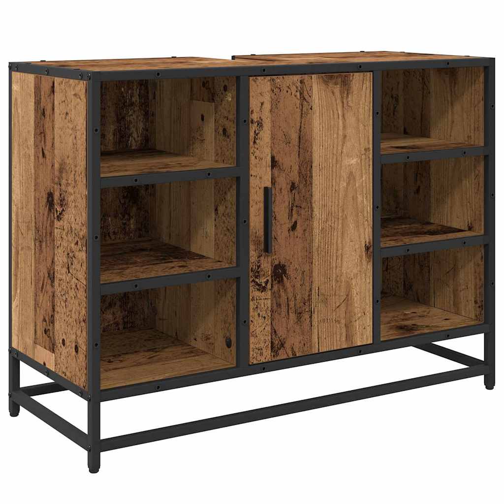 Ensemble de mobilier de salle de bain 2 pièces Bois Ancien