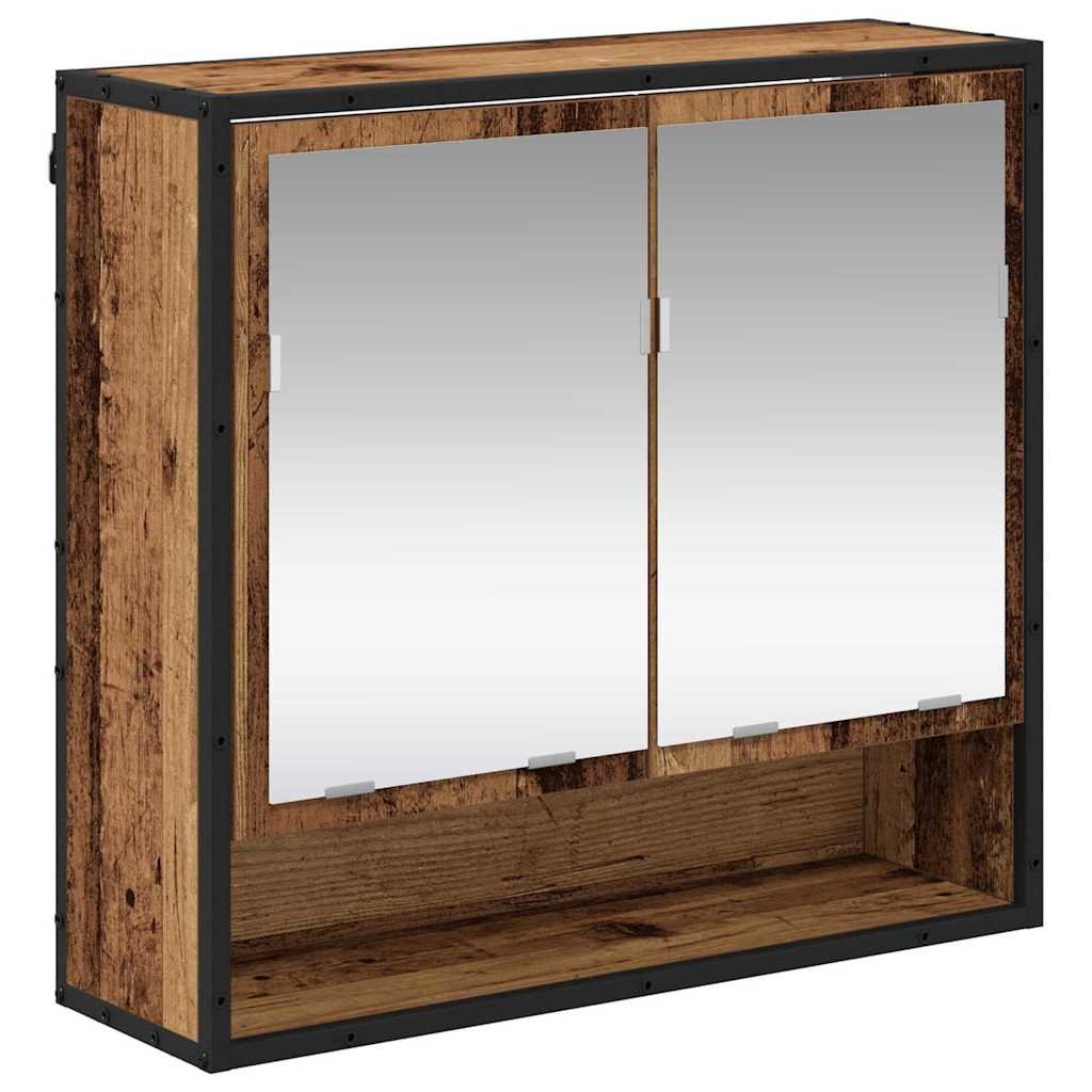 Ensemble de mobilier de salle de bain 4 pc Bois Ancien