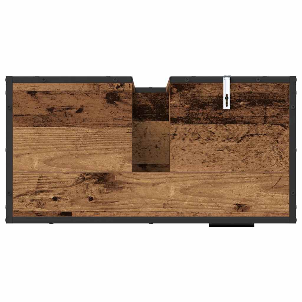 Ensemble de mobilier de salle de bain 3 pc Bois Ancien