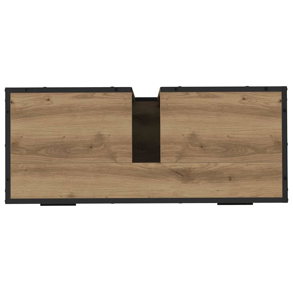 Ensemble de mobilier de salle de bain 4 pièces Chêne artisanal