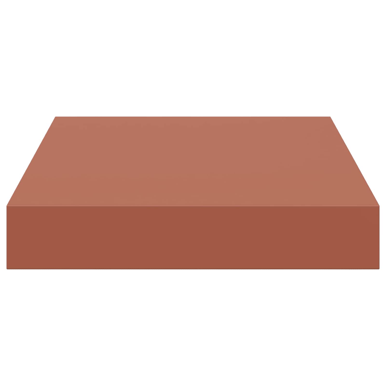 Étagère Murale 2 pcs Rouge 23 x 23,5 x 4 cm Bois d'ingénierie - XIOS