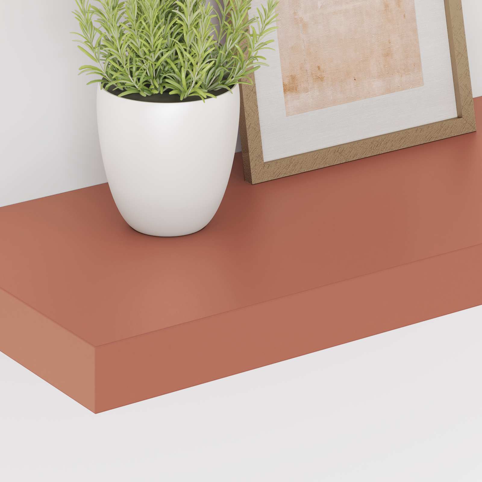 Étagère Murale 4 pcs Rouge 50 x 23 x 4 cm Bois d'ingénierie - XIOS