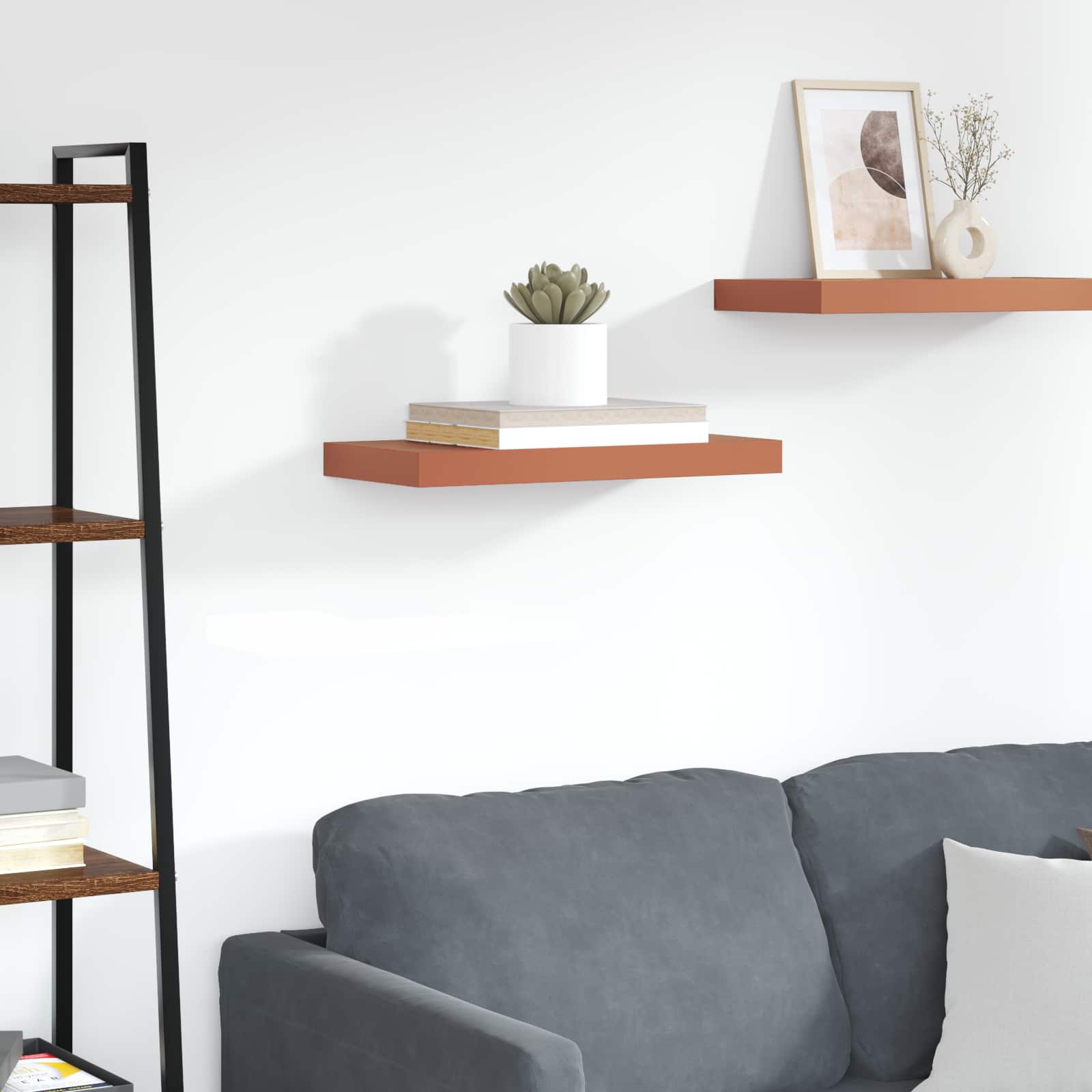 Étagère Murale Rouge 50 x 23 x 4 cm Bois d'ingénierie - XIOS