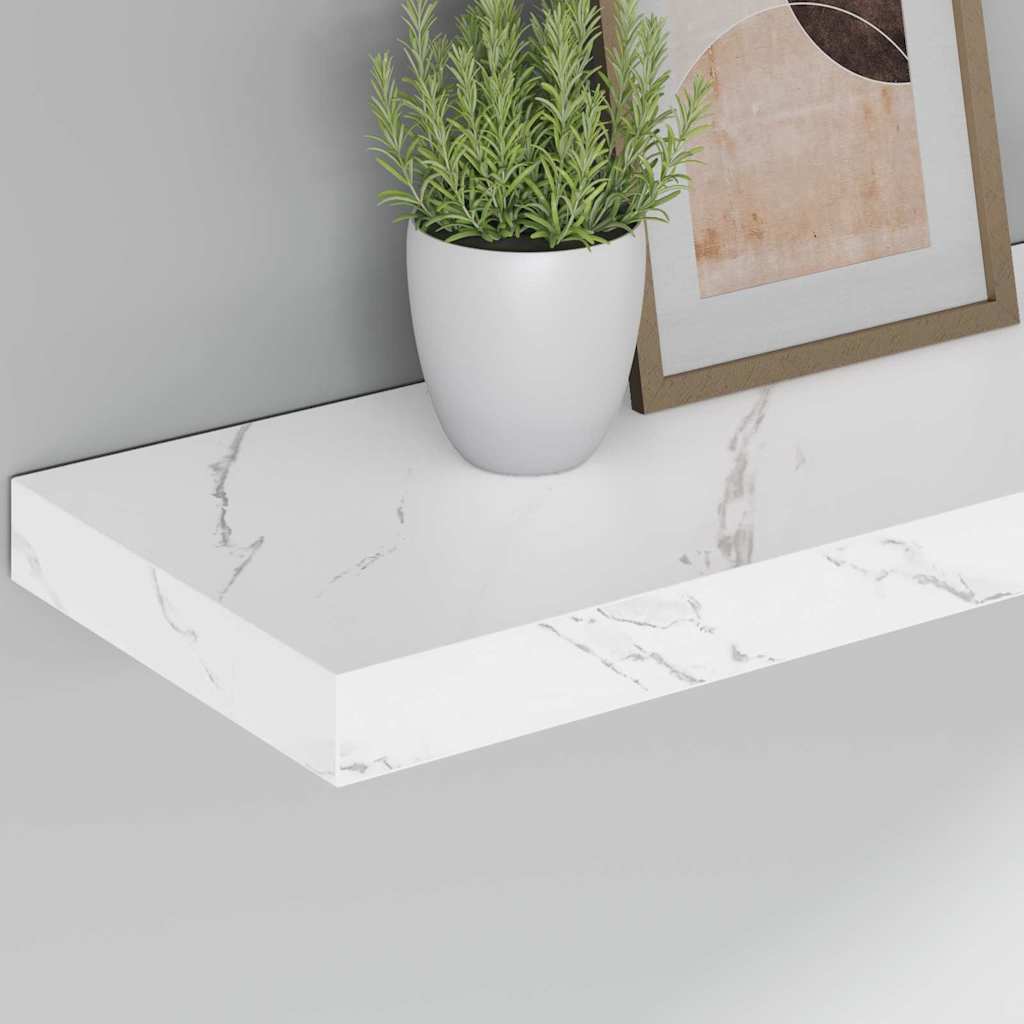 Étagère Murale Marbre blanc 50 x 23 x 4 cm Bois d'ingénierie - XIOS