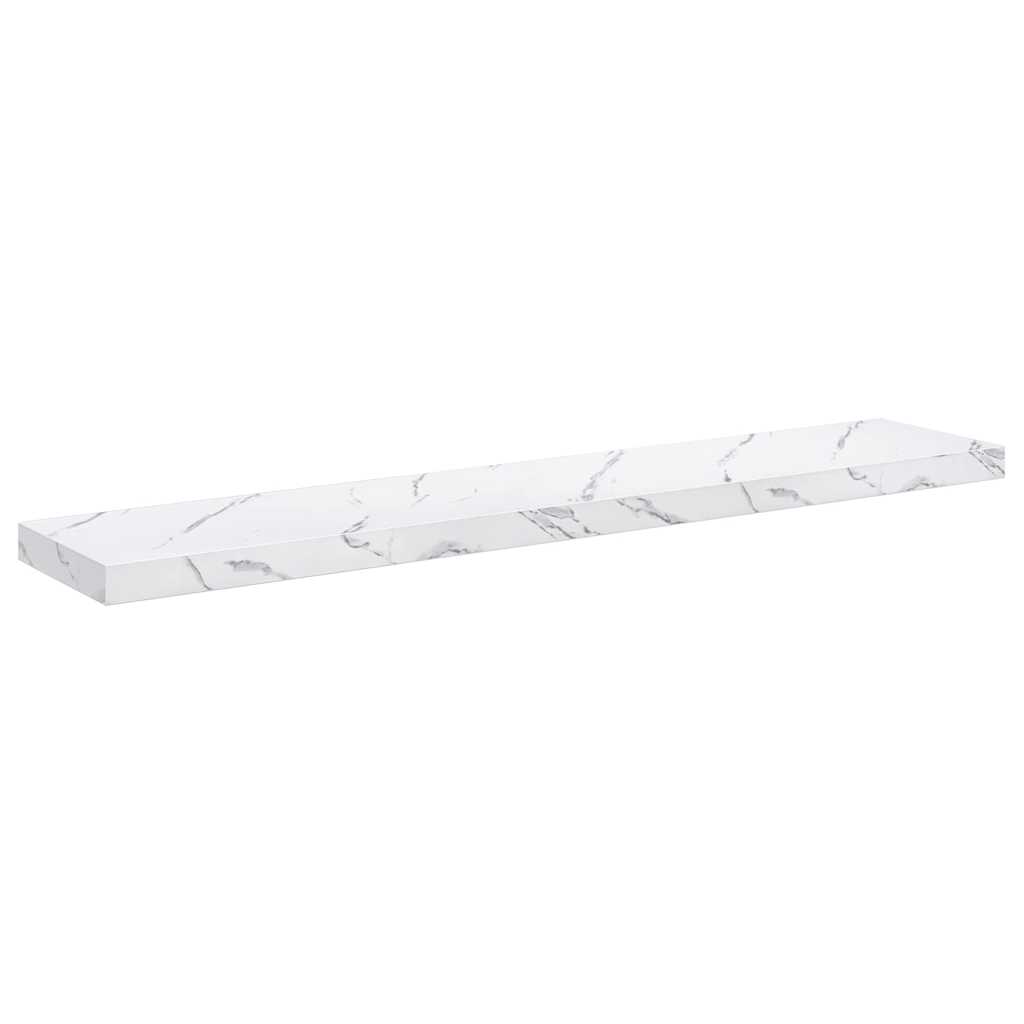 Étagère Murale 2 pcs Marbre blanc 120 x 23,5 x 4 cm - XIOS