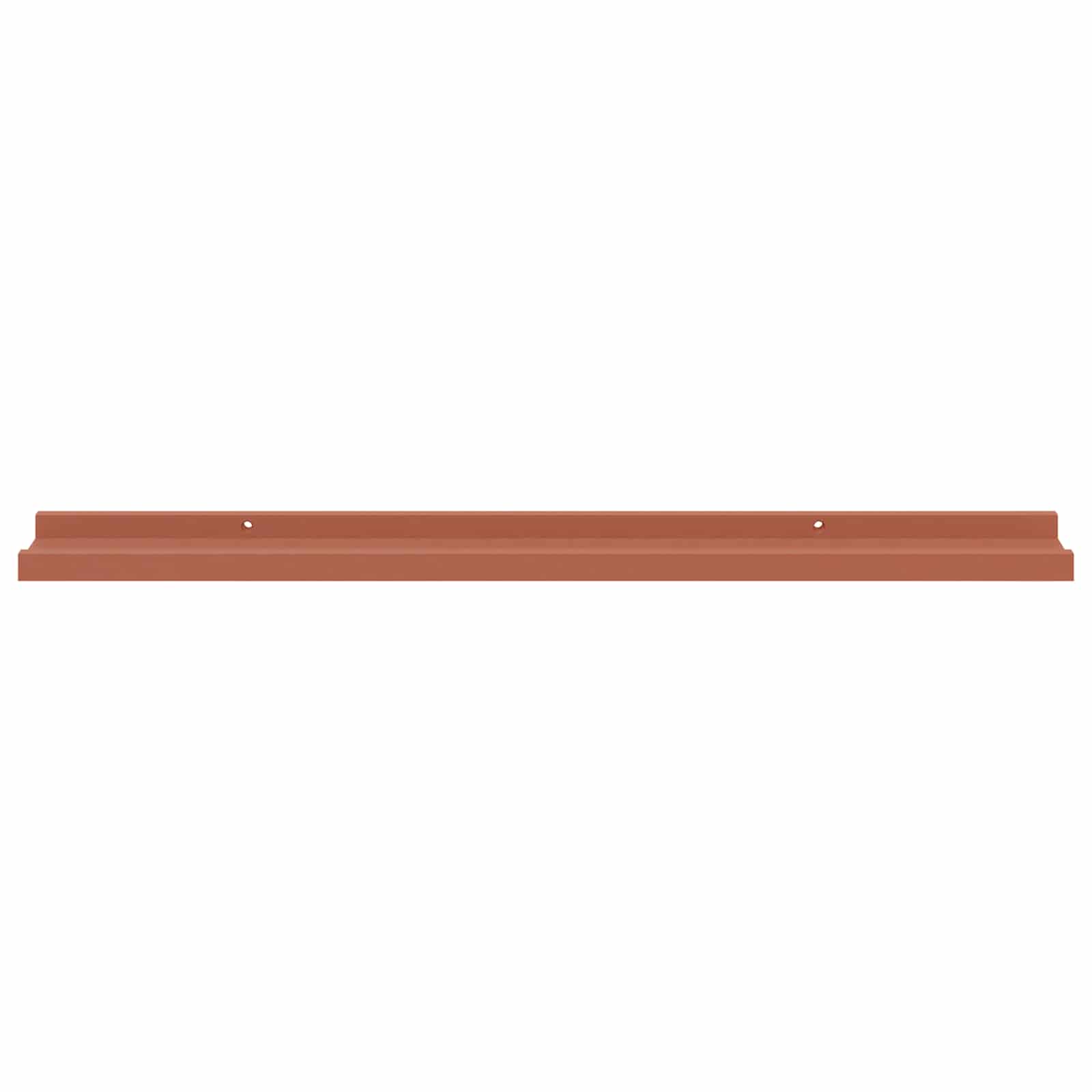 Étagère Murale 2 pcs Rouge 80 x 9 x 3 cm Bois d'ingénierie - XIOS