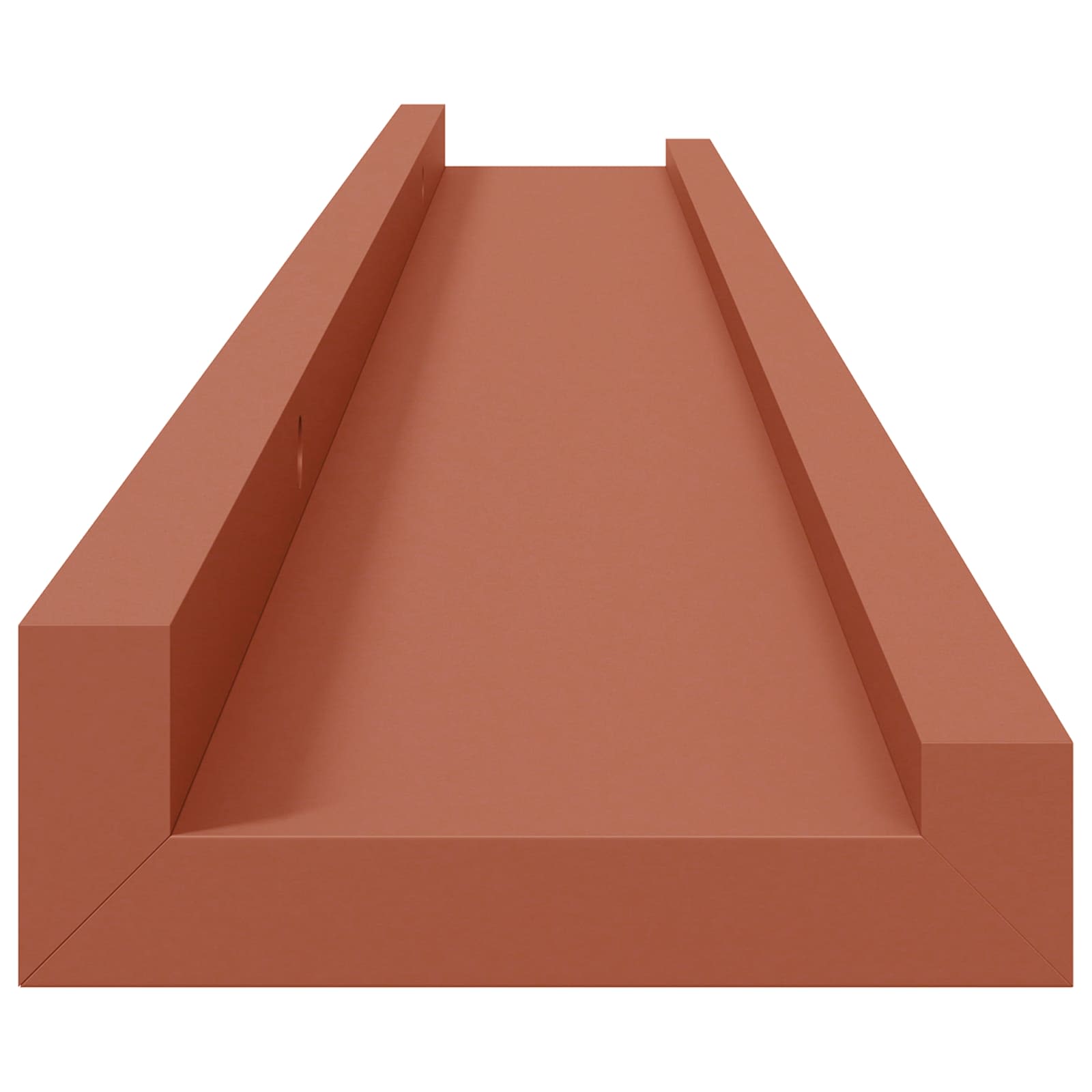 Étagère Murale 2 pcs Rouge 80 x 9 x 3 cm Bois d'ingénierie - XIOS