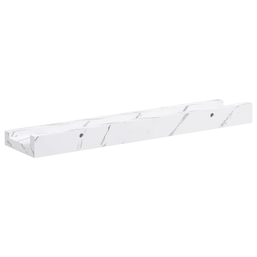 Étagère Murale avec étagère 4 pcs Marbre blanc 40 x 9 x 3 cm - XIOS