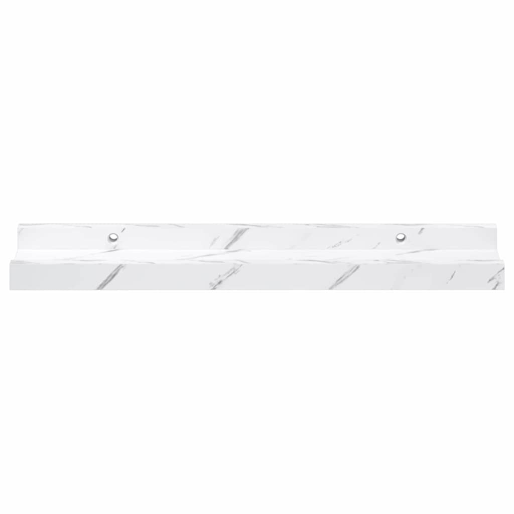 Étagère Murale avec étagère 4 pcs Marbre blanc 40 x 9 x 3 cm - XIOS