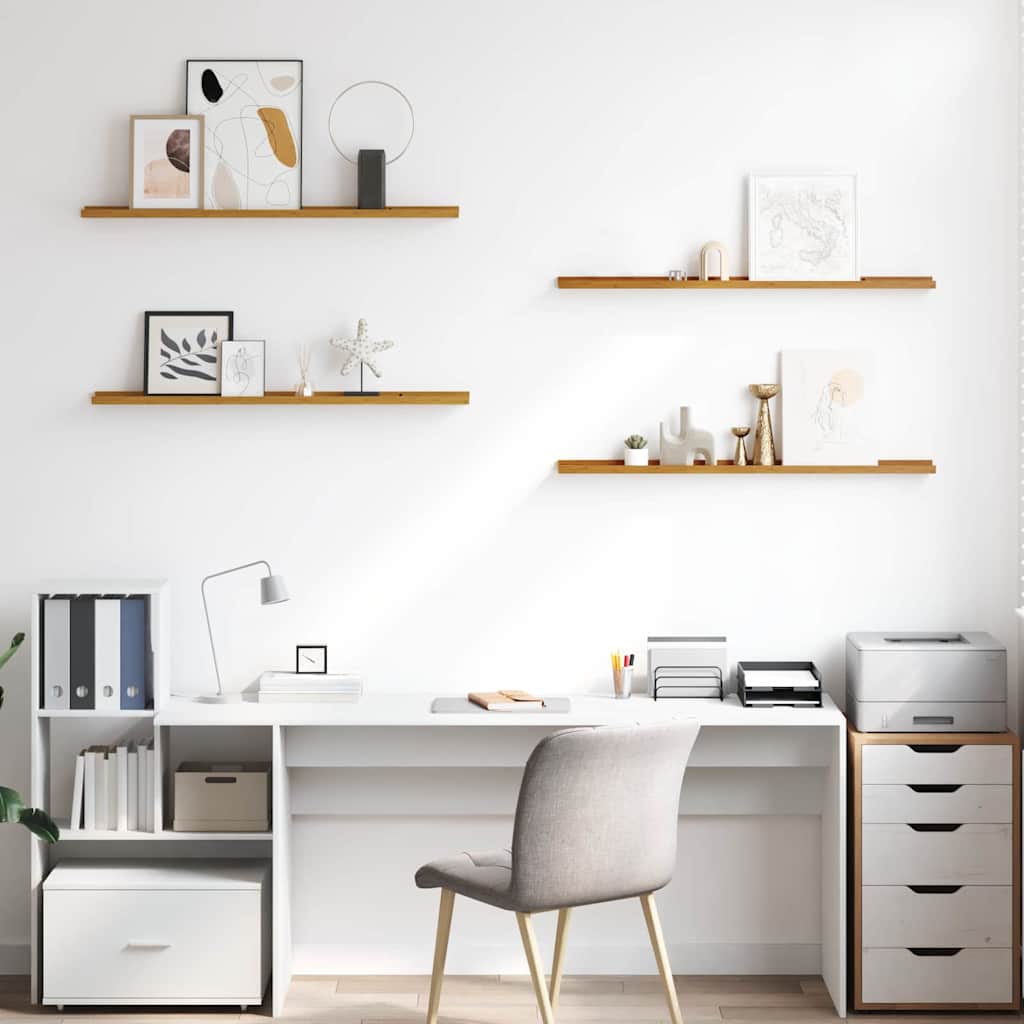 Étagère Murale 4 pcs Beige 100 x 9 x 3 cm Bois d'ingénierie - XIOS