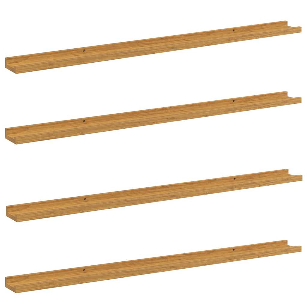 Étagère Murale 4 pcs Beige 115 x 9 x 3 cm Bois d'ingénierie - XIOS