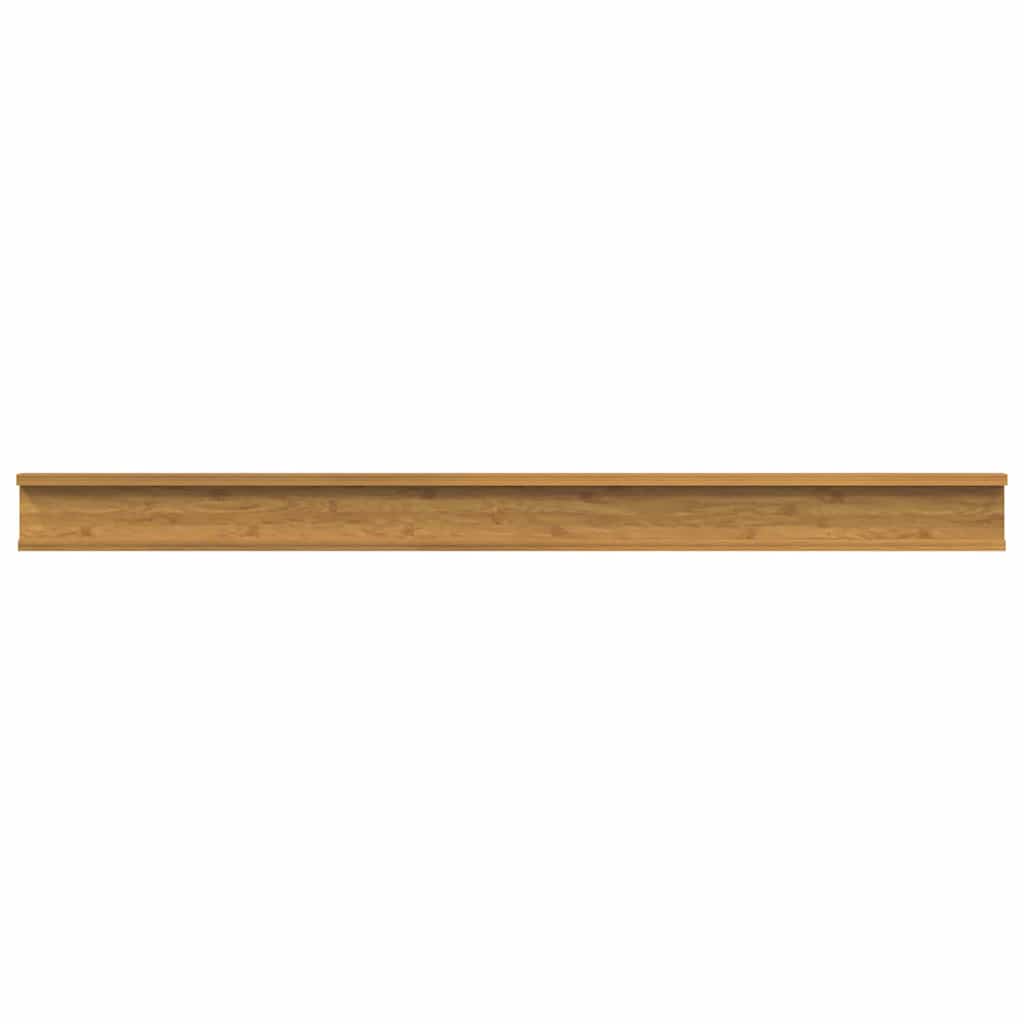 Étagère Murale 4 pcs Beige 115 x 9 x 3 cm Bois d'ingénierie - XIOS