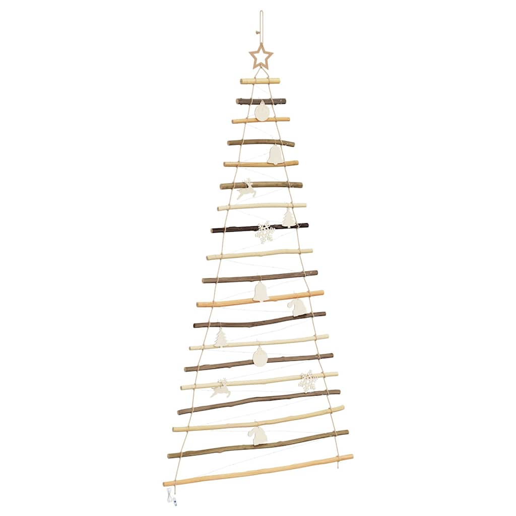 Sapin de Noël avec 100 LED Naturel 180 cm frêne massif - XIOS