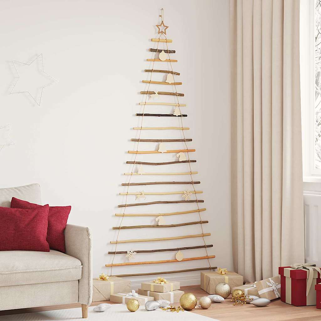 Sapin de Noël avec 130 LED Naturel 210 cm frêne massif - XIOS