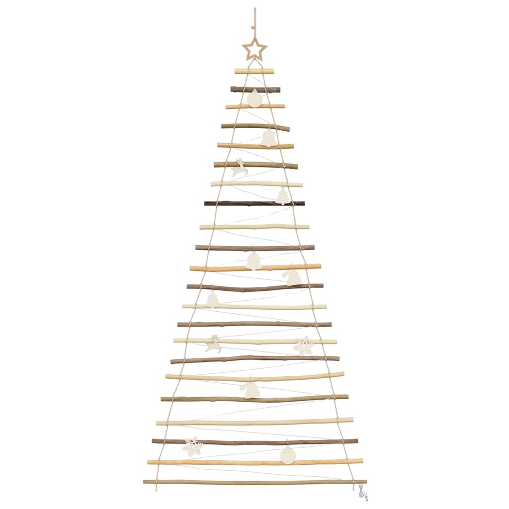 Sapin de Noël avec 130 LED Naturel 210 cm frêne massif - XIOS