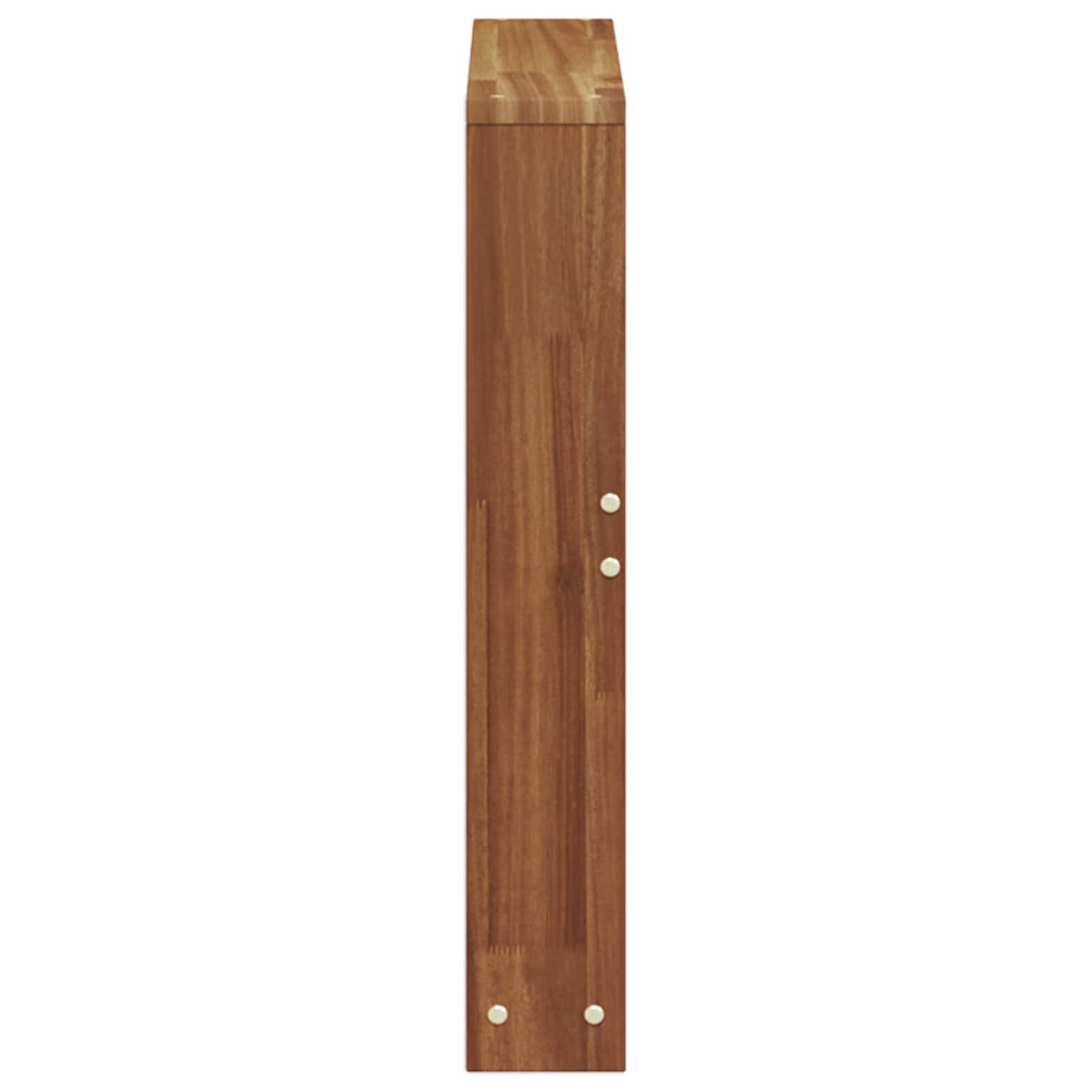 Accoudoirs 2 pcs Marron 58.5 x 10 x 61 cm Bois d'ingénierie