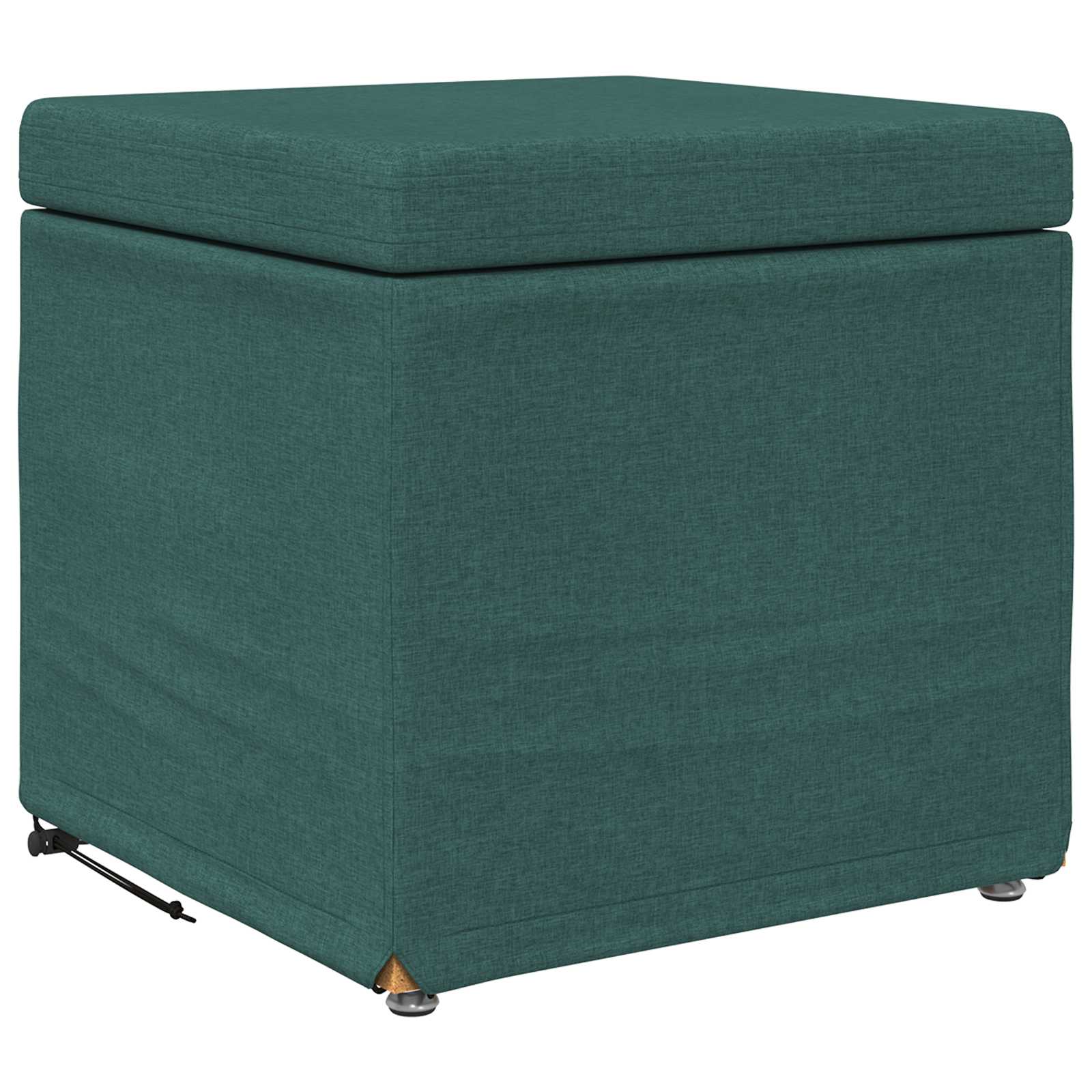 Tabouret Vert foncé 41 x 41 x 40 cm Tissu et bois stratifié - XIOS